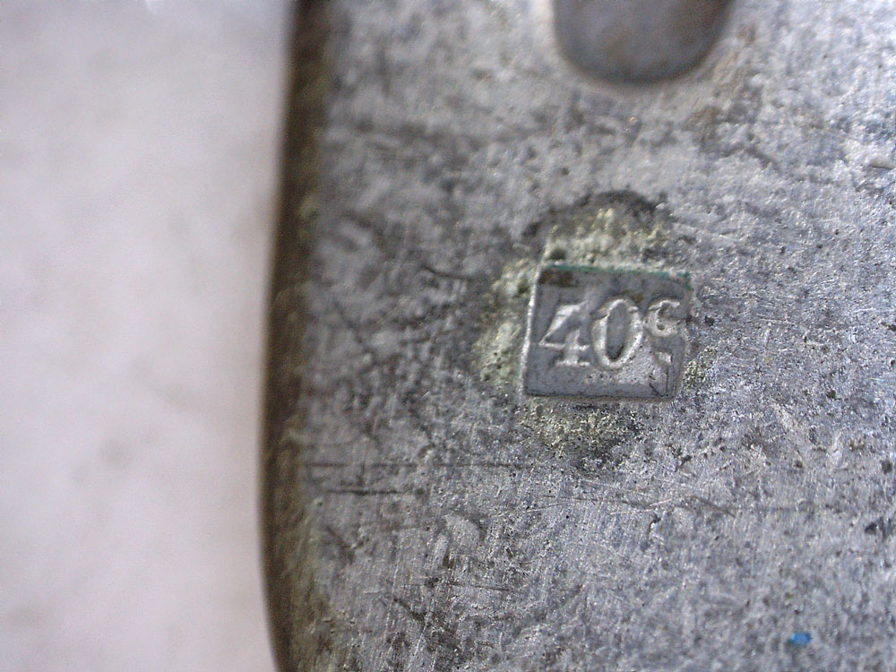 Poinçon numéro 3 de métal argenté inférieur à 80 gr